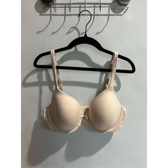 Victoria’s Secret Lined Perfect Coverage Bra Woman’s Size 34D Body By Victoria B - Picture 1 of 11
